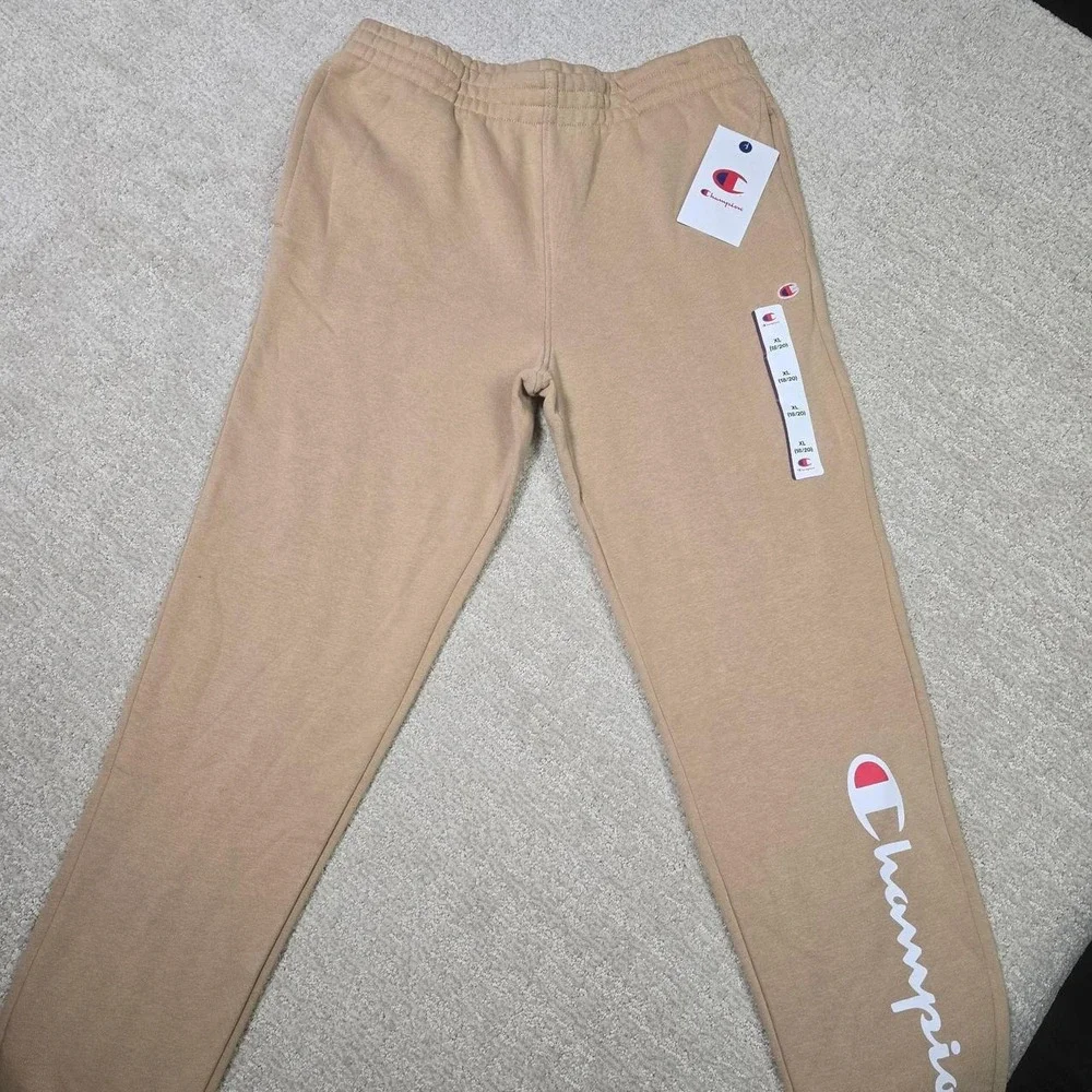 Kids Tan Champion sweatpants